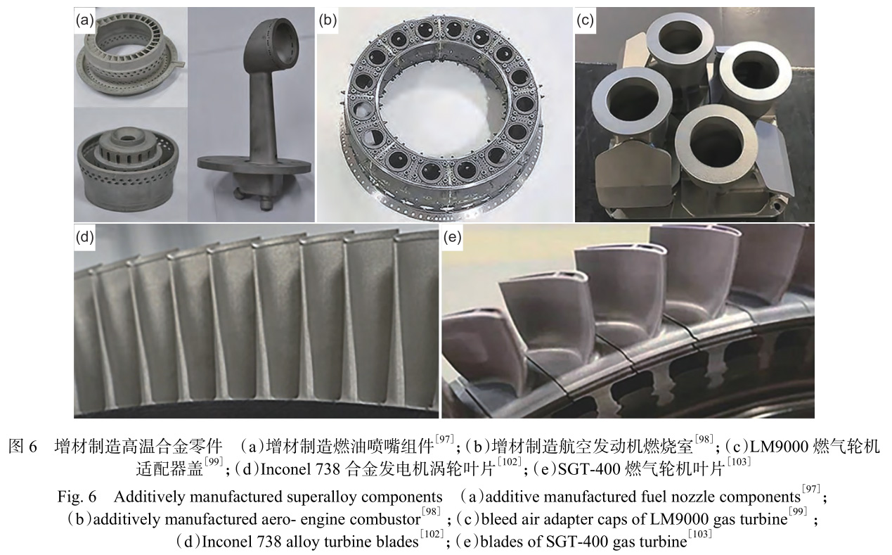 增材制造鎳基高溫合金在航空發(fā)動(dòng)機(jī)與燃?xì)廨啓C(jī)中的研究應(yīng)用進(jìn)展